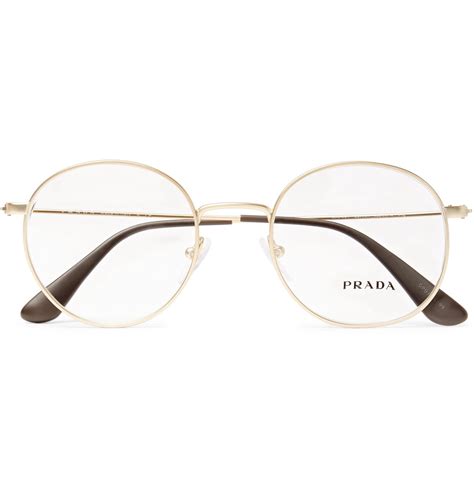 prada gold frames|prada frames for prescription glasses.